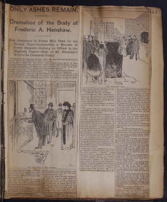 1882 Scrapbook of Newspaper Clippings Vo 1 026